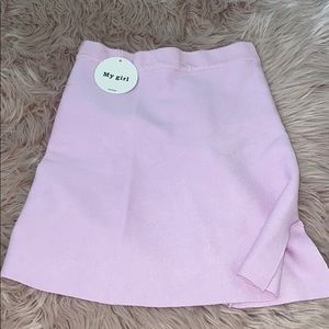 Light Purple Mini Skirt
